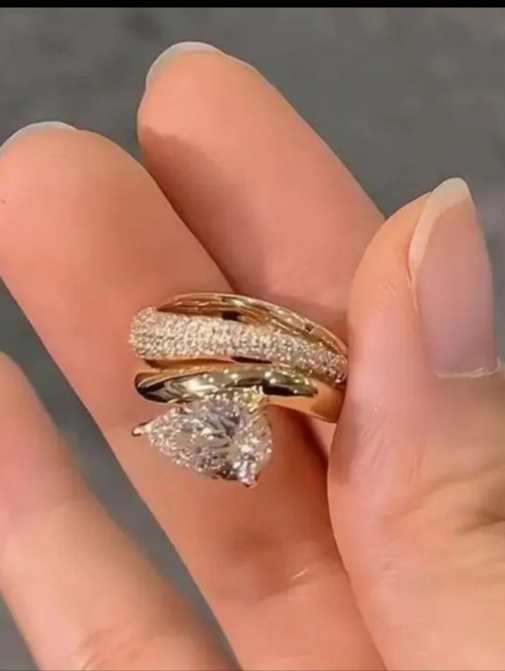 18 Kt Gold Plated Ring